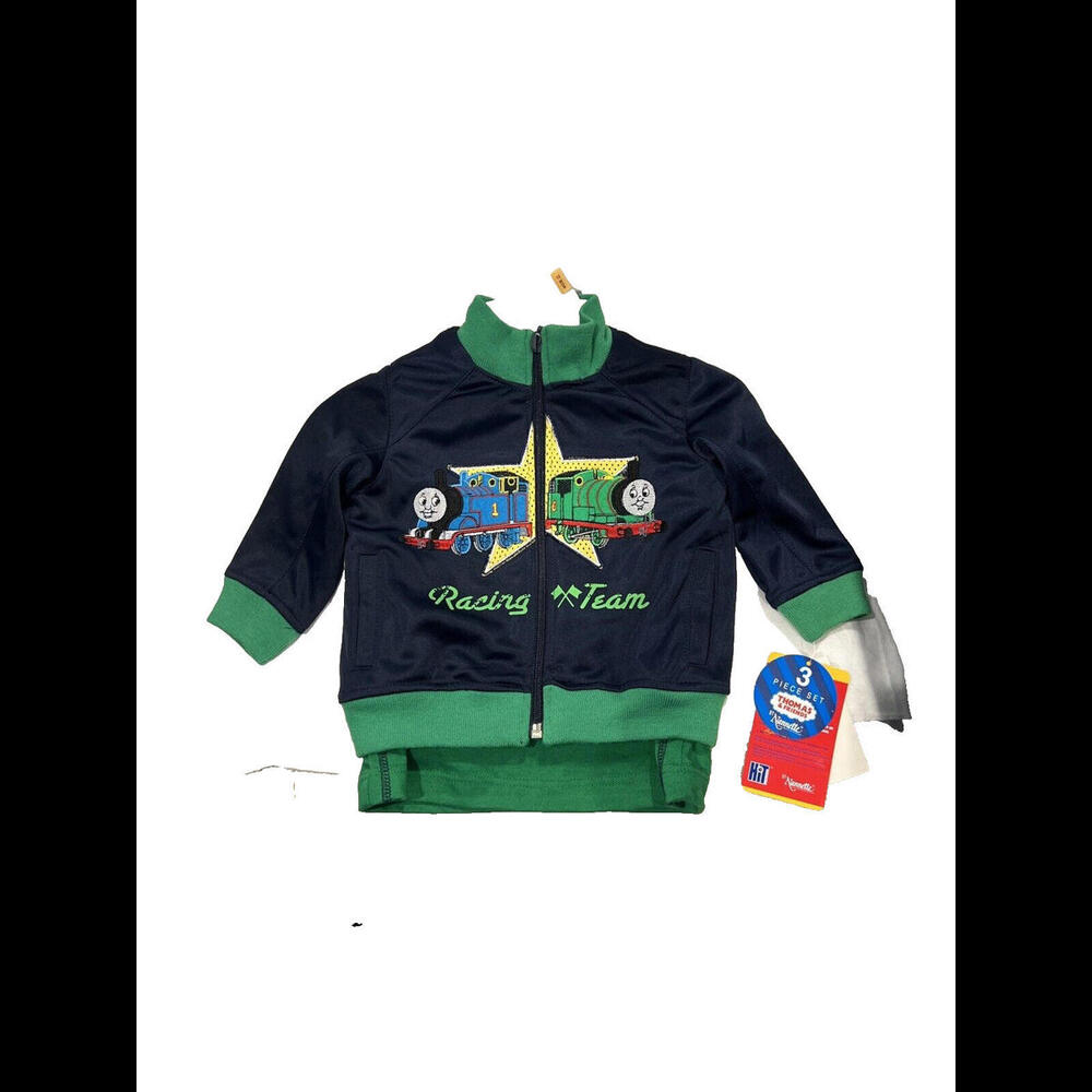 Vintage Thomas & Friends  zip up Kids jacket  and T shirt size 12 mos.